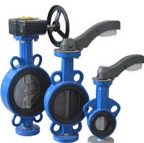 Industrial butterfly and shutoff valves